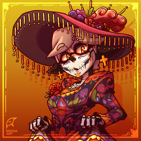Marie (Splatoon) Dia de los Muertos